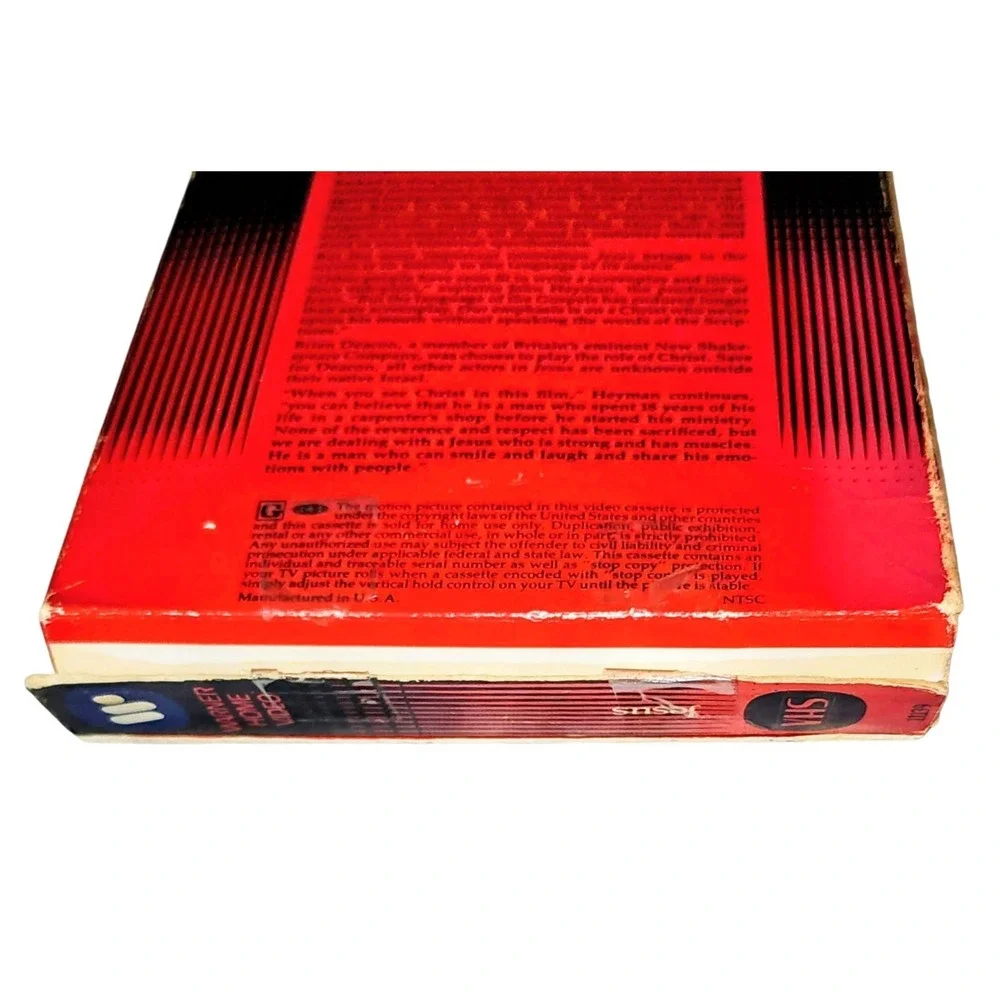 ✝️ Original Boxed WB Jesus Video Cassette VHS ✝️